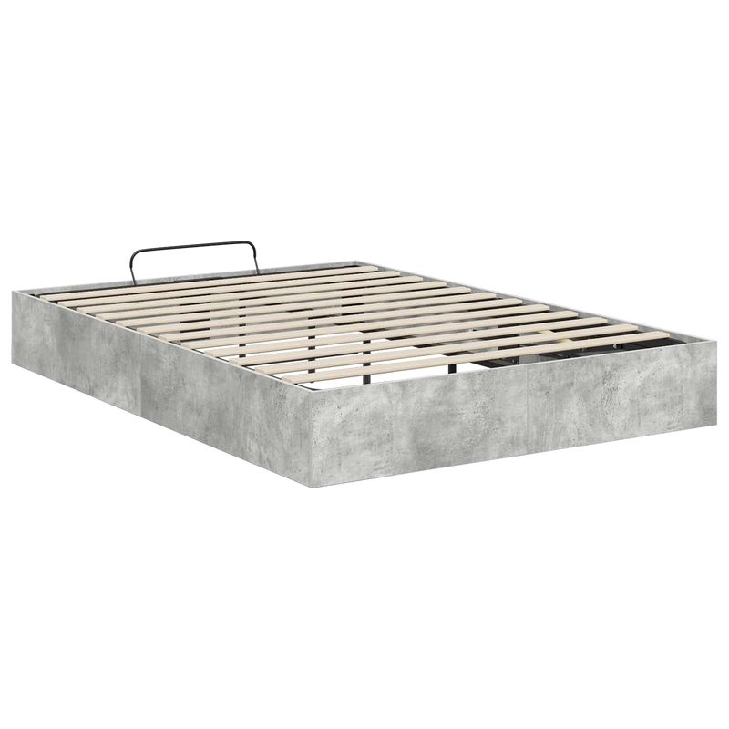 Casa si Gradina - Mobilier - Paturi si accesorii - Paturi - Cadru de pat otoman Gri din beton 193 x 120 x 25 cm - Infinity.ro