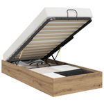 Casa si Gradina - Mobilier - Paturi si accesorii - Paturi - Cadru de pat otoman Stejar Artizanal 193 x 120 x 25 cm - Infinity.ro