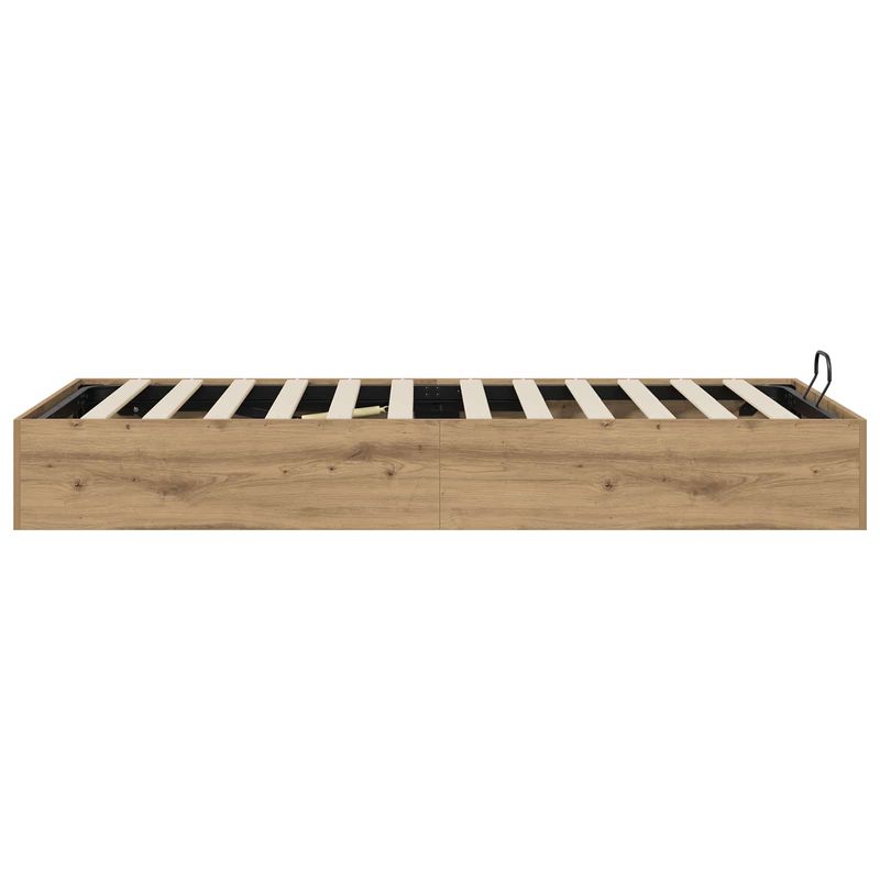 Casa si Gradina - Mobilier - Paturi si accesorii - Paturi - Cadru de pat otoman Stejar Artizanal 193 x 120 x 25 cm - Infinity.ro