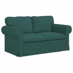 Casa si Gradina - Mobilier - Canapele si coltare - Canapele - Canapea 120cm 2 pcs Verde inchis Metal - Infinity.ro
