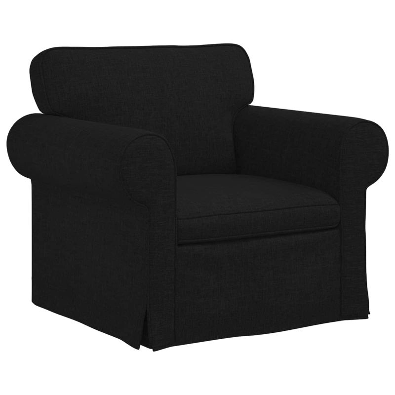 Casa si Gradina - Mobilier - Canapele si coltare - Canapele - Canapea 180cm 2 pcs Negru Metal - Infinity.ro