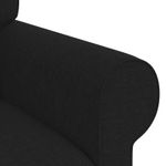 Casa si Gradina - Mobilier - Canapele si coltare - Canapele - Canapea 180cm 2 pcs Negru Metal - Infinity.ro