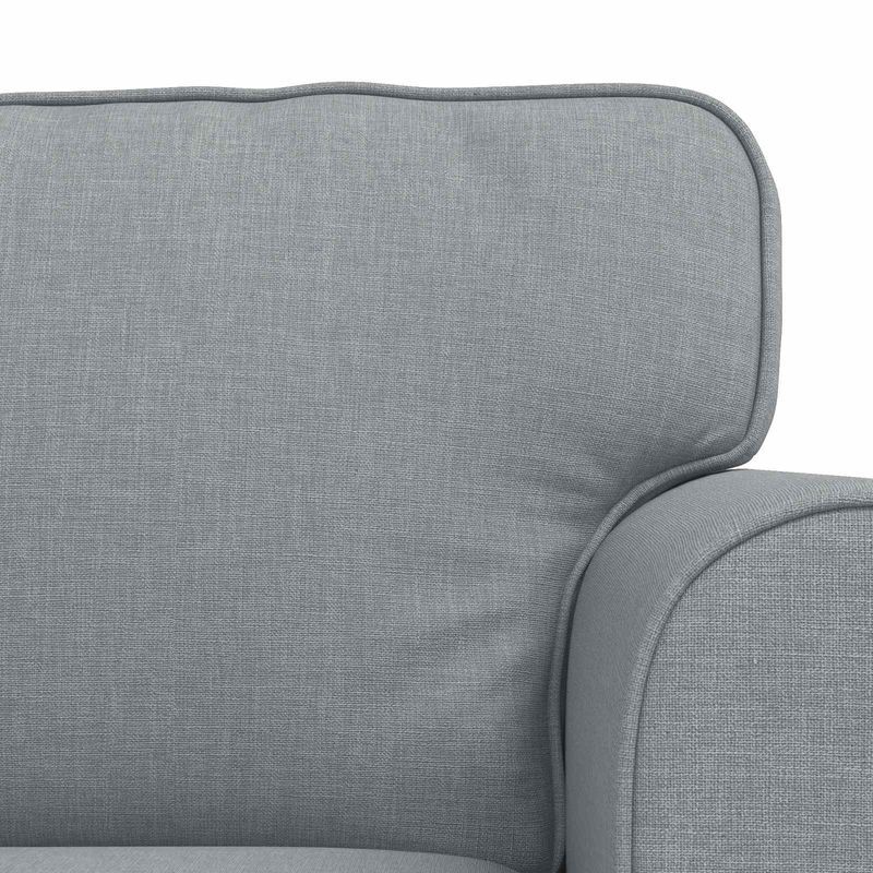 Casa si Gradina - Mobilier - Canapele si coltare - Canapele - Canapea 210cm 2 pcs Gri deschis Metal - Infinity.ro