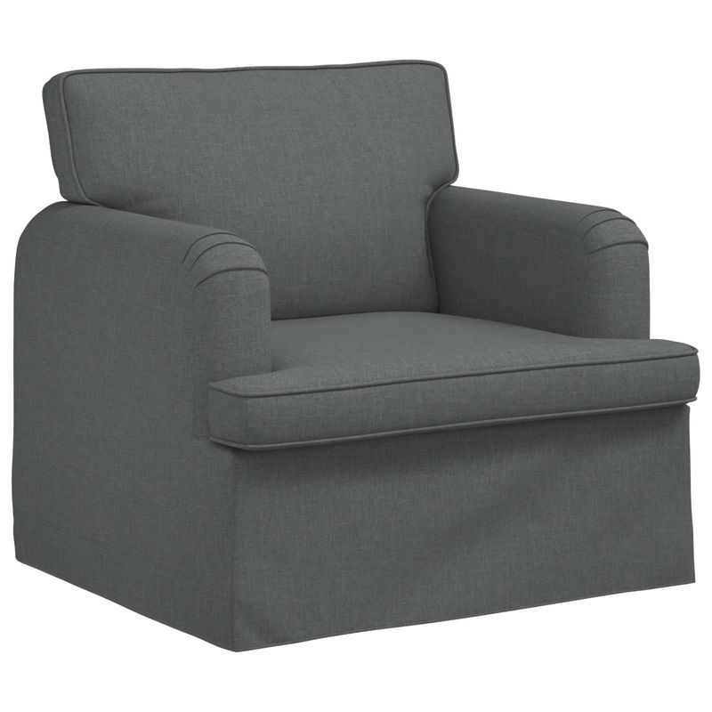 Casa si Gradina - Mobilier - Canapele si coltare - Canapele - Canapea 120cm 2 pcs Gri inchis Metal - Infinity.ro