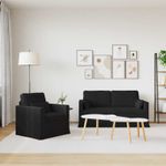 Casa si Gradina - Mobilier - Canapele si coltare - Canapele - Canapea 140cm 2 pcs Negru Metal - Infinity.ro