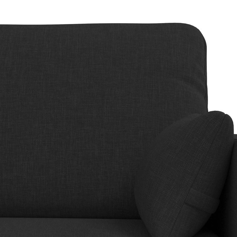 Casa si Gradina - Mobilier - Canapele si coltare - Canapele - Canapea 140cm 2 pcs Negru Metal - Infinity.ro
