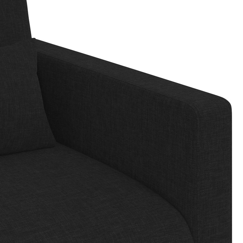 Casa si Gradina - Mobilier - Canapele si coltare - Canapele - Canapea 140cm 2 pcs Negru Metal - Infinity.ro