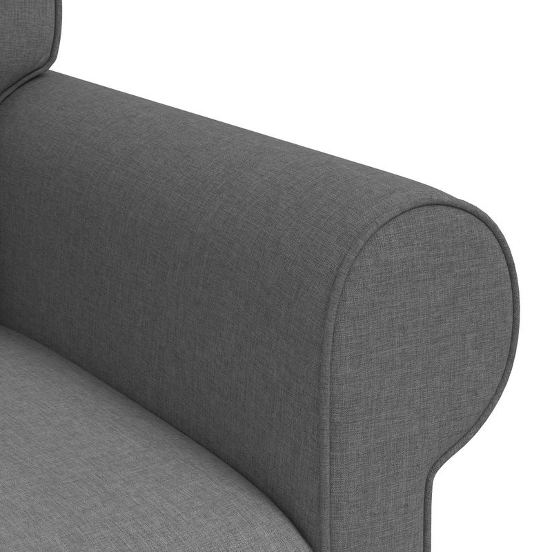 Casa si Gradina - Mobilier - Canapele si coltare - Canapele - Canapea 120cm 2 pcs Gri inchis Metal - Infinity.ro