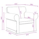 Casa si Gradina - Mobilier - Canapele si coltare - Canapele - Canapea 120cm 2 pcs Gri inchis Metal - Infinity.ro