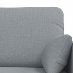 Casa si Gradina - Mobilier - Canapele si coltare - Canapele - Canapea 140cm 2 pcs Gri deschis Metal - Infinity.ro