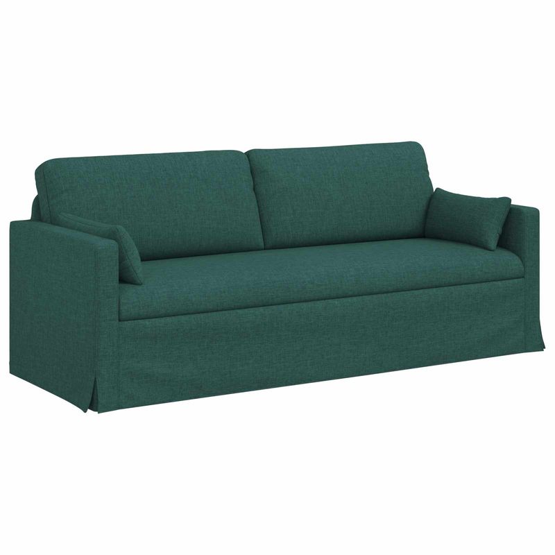 Casa si Gradina - Mobilier - Canapele si coltare - Canapele - Canapea 180cm 2 pcs Verde inchis Metal - Infinity.ro