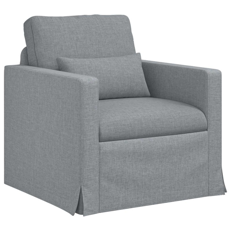 Casa si Gradina - Mobilier - Canapele si coltare - Canapele - Canapea 180cm 2 pcs Gri deschis Metal - Infinity.ro