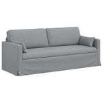 Casa si Gradina - Mobilier - Canapele si coltare - Canapele - Canapea 180cm 2 pcs Gri deschis Metal - Infinity.ro