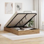 Casa si Gradina - Mobilier - Paturi si accesorii - Paturi - Cadru de pat otoman Stejar Artizanal 193 x 120 x 25 cm - Infinity.ro