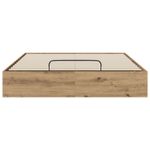 Casa si Gradina - Mobilier - Paturi si accesorii - Paturi - Cadru de pat otoman Stejar Artizanal 193 x 120 x 25 cm - Infinity.ro