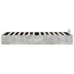Casa si Gradina - Mobilier - Paturi si accesorii - Paturi - Cadru de pat otoman Gri din beton 193 x 120 x 25 cm - Infinity.ro