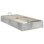 Casa si Gradina - Mobilier - Paturi si accesorii - Paturi - Cadru de pat otoman Gri din beton 193 x 120 x 25 cm - Infinity.ro