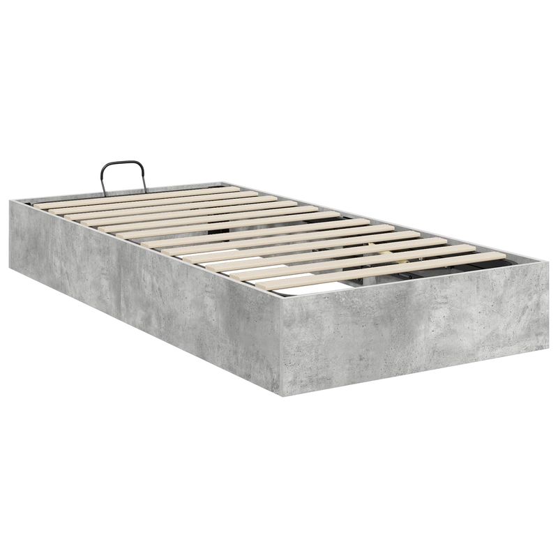 Casa si Gradina - Mobilier - Paturi si accesorii - Paturi - Cadru de pat otoman Gri din beton 193 x 120 x 25 cm - Infinity.ro