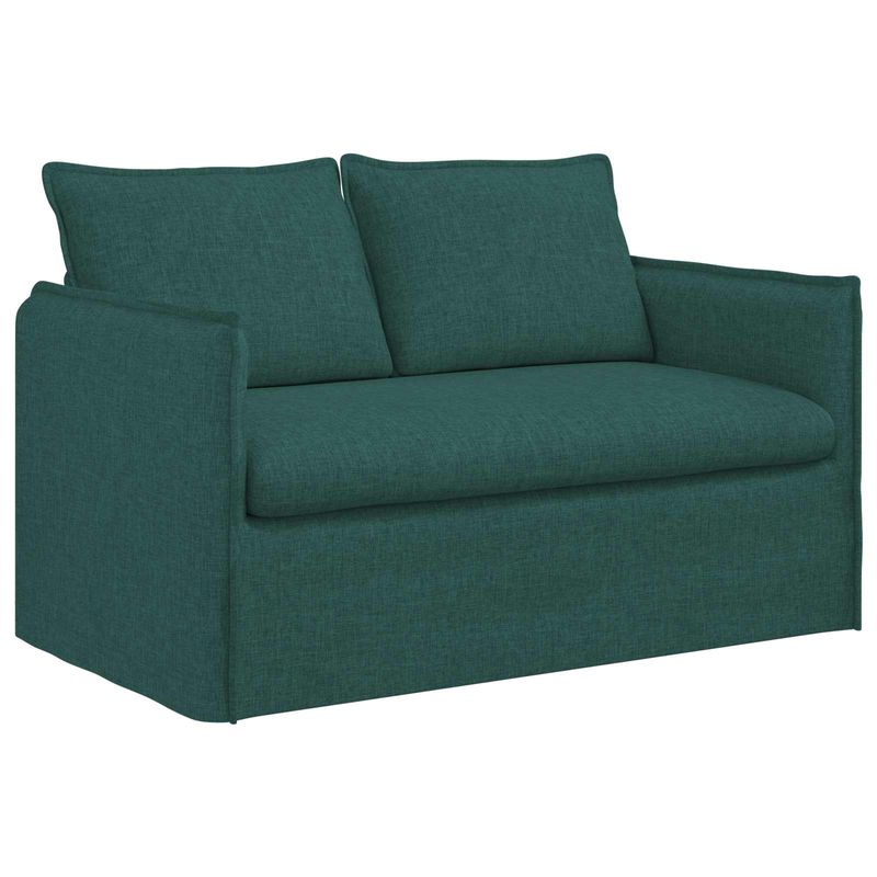 Casa si Gradina - Mobilier - Canapele si coltare - Canapele - Canapea 120cm 2 pcs Verde inchis Metal - Infinity.ro