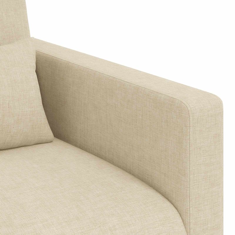 Casa si Gradina - Mobilier - Canapele si coltare - Canapele - Canapea 140cm 2 pcs Crem Metal - Infinity.ro