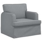 Casa si Gradina - Mobilier - Canapele si coltare - Canapele - Canapea 140cm 2 pcs Gri deschis Metal - Infinity.ro