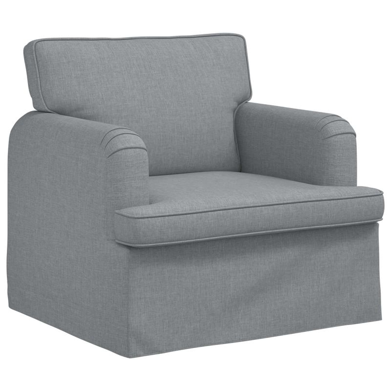 Casa si Gradina - Mobilier - Canapele si coltare - Canapele - Canapea 140cm 2 pcs Gri deschis Metal - Infinity.ro