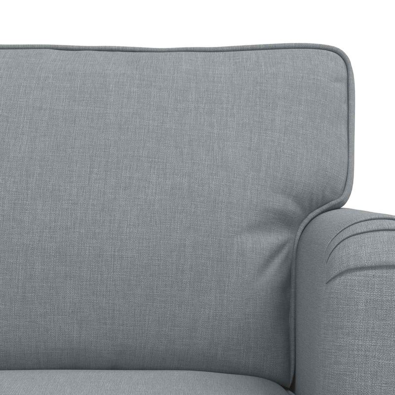 Casa si Gradina - Mobilier - Canapele si coltare - Canapele - Canapea 140cm 2 pcs Gri deschis Metal - Infinity.ro