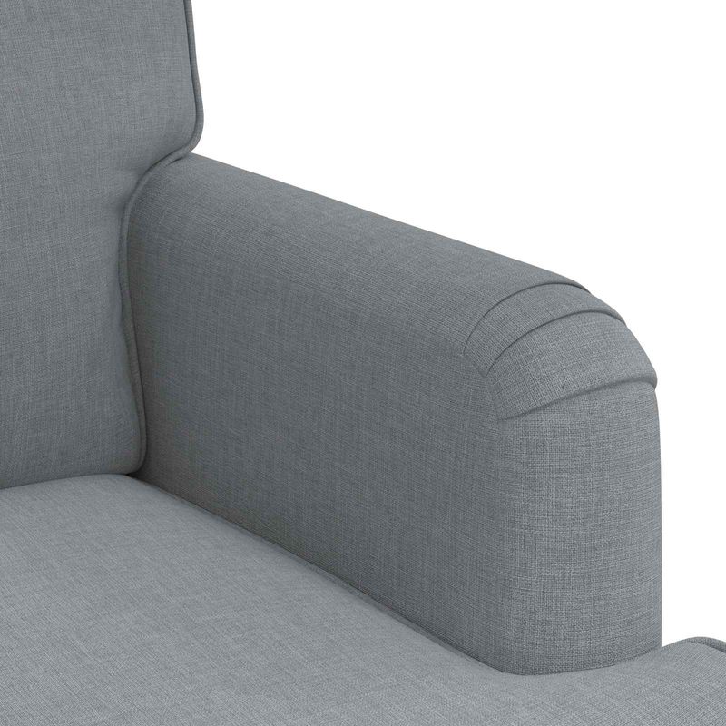 Casa si Gradina - Mobilier - Canapele si coltare - Canapele - Canapea 140cm 2 pcs Gri deschis Metal - Infinity.ro