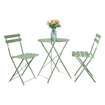 Casa si Gradina - Gradina si terasa - Mobilier exterior - Seturi mobila gradina - Set gradina 1+2, verde, otel, OBAX - Infinity.ro