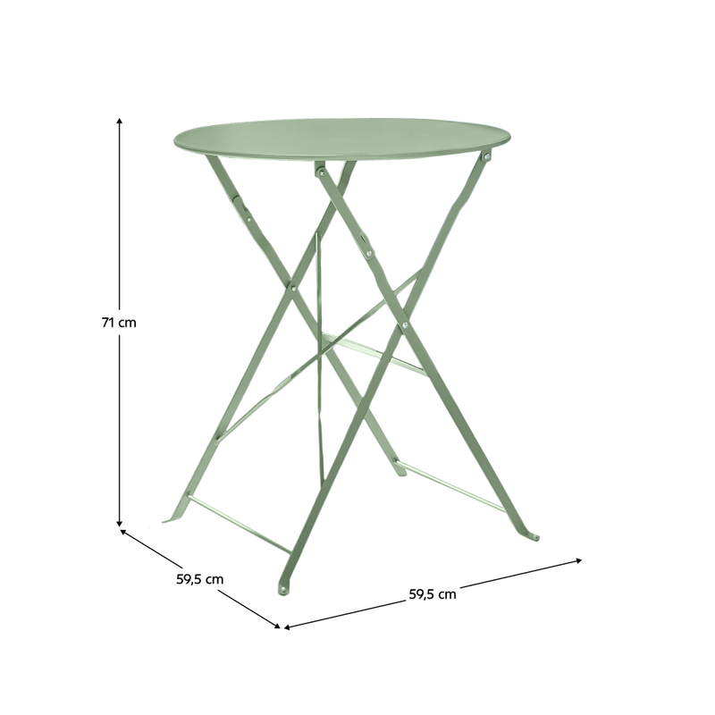 Casa si Gradina - Gradina si terasa - Mobilier exterior - Seturi mobila gradina - Set gradina 1+2, verde, otel, OBAX - Infinity.ro