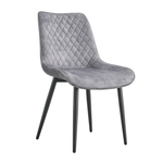 Casa si Gradina - Mobilier - Scaune si fotolii - Scaune - Scaun de dining, gri deschis / negru, ZAINA TIP 1 - Infinity.ro