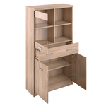 Casa si Gradina - Mobilier - Comode si corpuri - Corpuri bucatarie - Vitrina 2D1W1S/80 , stejar Sonoma, TOPTY TIP 34 - Infinity.ro