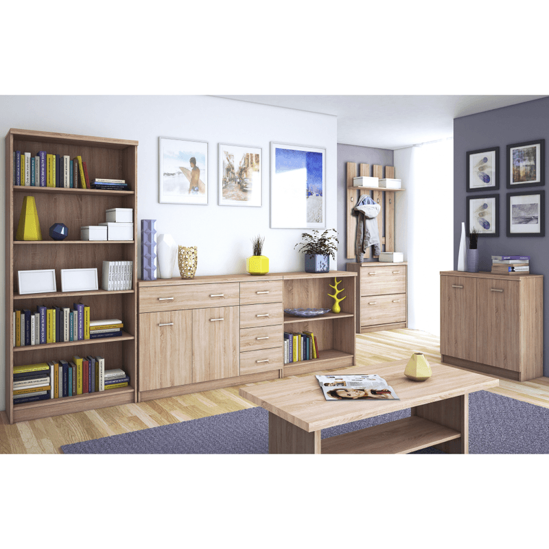 Casa si Gradina - Mobilier - Dulapuri si sifoniere - Dulapuri - Comoda 2D, stejar Sonoma, TOPTY TIP 21 - Infinity.ro