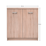 Casa si Gradina - Mobilier - Dulapuri si sifoniere - Dulapuri - Comoda 2D, stejar Sonoma, TOPTY TIP 21 - Infinity.ro