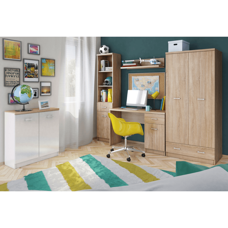 Casa si Gradina - Mobilier - Mese si birouri - Birouri - Birou PC 1D1S/120, stejar Sonoma, TOPTY TIP 36 - Infinity.ro