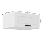 Casa si Gradina - Mobilier - Dulapuri si sifoniere - Dulapuri - Dulap superior, alb, LULA 80 NAGU-36 1F - Infinity.ro