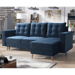 Casa si Gradina - Mobilier - Canapele si coltare - Canapele - Canapea extensibila, albastru, dreapta, BLEKY ROH - Infinity.ro