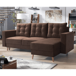 Casa si Gradina - Mobilier - Canapele si coltare - Canapele - Canapea extensibila, maro, dreapta, BLEKY ROH - Infinity.ro
