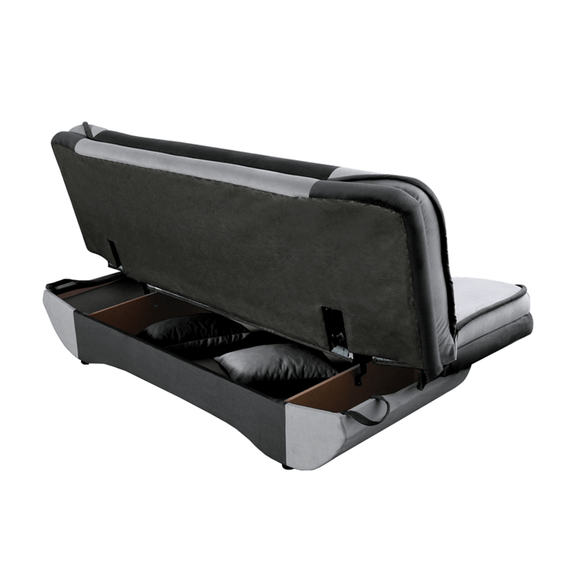 Casa si Gradina - Mobilier - Canapele si coltare - Canapele - Canapea extensibila, gri deschis/gri inchis, GURU - Infinity.ro