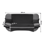 Casa si Gradina - Mobilier - Canapele si coltare - Canapele - Canapea extensibila, gri deschis/gri inchis, GURU - Infinity.ro