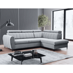 Casa si Gradina - Mobilier - Canapele si coltare - Canapele - Canapea extensibila, gri deschis, dreapta, KORIO L - Infinity.ro
