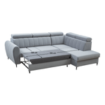Casa si Gradina - Mobilier - Canapele si coltare - Canapele - Canapea extensibila, gri deschis, dreapta, KORIO L - Infinity.ro
