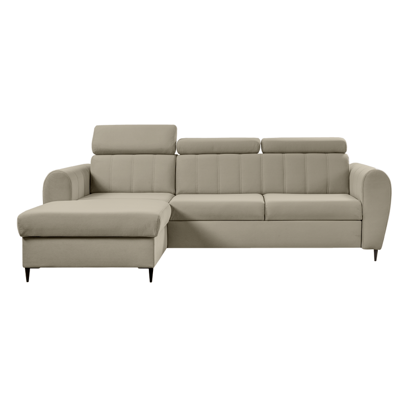 Casa si Gradina - Mobilier - Canapele si coltare - Canapele - Canapea extensibila, bej, stanga, KORIO - Infinity.ro