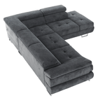 Casa si Gradina - Mobilier - Canapele si coltare - Canapele - Set canapea, gri, material textil, dreapta, BUTON P - Infinity.ro