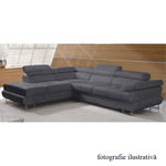 Casa si Gradina - Mobilier - Canapele si coltare - Canapele - Set canapea, gri, material textil, stanga, BUTON P - Infinity.ro