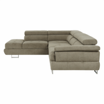 Casa si Gradina - Mobilier - Canapele si coltare - Canapele - Set canapea, maro deschis melanj, material textil, stanga, BUTON P - Infinity.ro