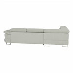 Casa si Gradina - Mobilier - Canapele si coltare - Canapele - Set canapea cu spatiu de depozitare, gri deschis, material textil, stanga, BUTON R - Infinity.ro