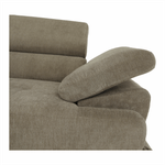 Casa si Gradina - Mobilier - Canapele si coltare - Canapele - Set canapea, maro deschis melanj, material textil, stanga, BUTON P - Infinity.ro