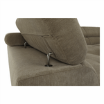 Casa si Gradina - Mobilier - Canapele si coltare - Canapele - Set canapea, maro deschis melanj, material textil, stanga, BUTON P - Infinity.ro