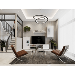 Casa si Gradina - Mobilier - Seturi de mobilier - Seturi living - Mobilier de perete living, alb, DTD foliat, FRONTAL 1 NEW - Infinity.ro